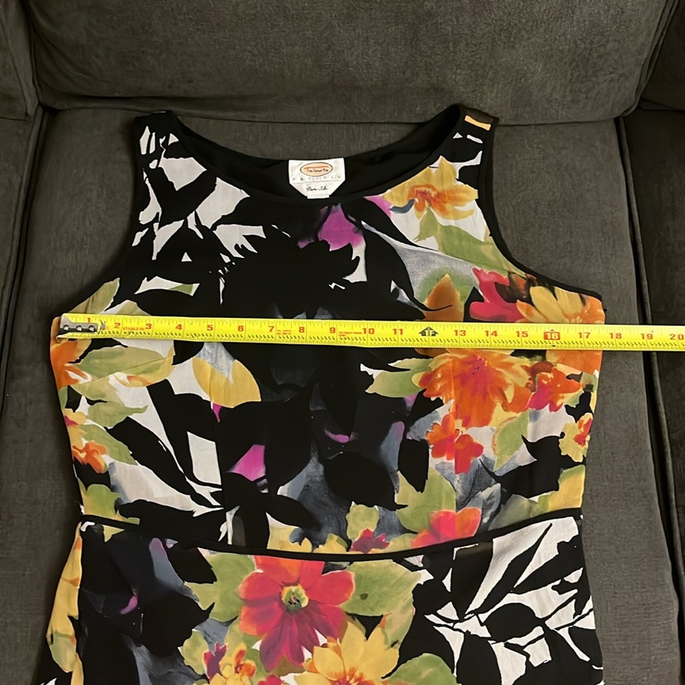 Talbots SILK Floral Dress - Picture 9 of 9